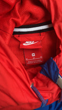 Cargar imagen en el visor de la galería, Chubasquero PSG 2008-09 – Azul/Rojo con capucha | Talla M