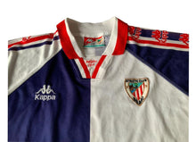 Cargar imagen en el visor de la galería, Camiseta Athletic Club Bilbao Visitante 1996-97 Kappa Vintage – Talla L