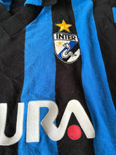 Cargar imagen en el visor de la galería, Camiseta Inter de Milán 1989/90 Home (Versión Fan) – Manga larga – Talla S – Muy buen estado