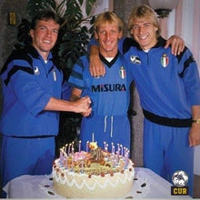 Cargar imagen en el visor de la galería, Camiseta Inter de Milán 1989/90 Home (Versión Fan) – Manga larga – Talla S – Muy buen estado