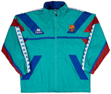 Cargar imagen en el visor de la galería, Chaqueta de Entrenamiento FC Barcelona 1992-95 – Kappa Talla XL en buen estado