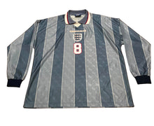 Cargar imagen en el visor de la galería, Camiseta Inglaterra Umbro 1996 Away | Gascoigne 8 · Segunda equipación · Talla XL