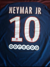 Cargar imagen en el visor de la galería, Camiseta Paris Saint-Germain 2017/18 Neymar Jr #10 |Talla M | Buen estado