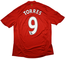 Cargar imagen en el visor de la galería, Camiseta Liverpool 2008-2009 S 9 torres
