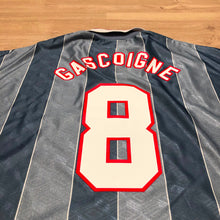 Cargar imagen en el visor de la galería, Camiseta Inglaterra Umbro 1996 Away | Gascoigne 8 · Segunda equipación · Talla XL
