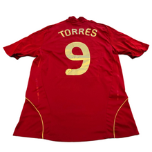 Cargar imagen en el visor de la galería, Camiseta Selección Española Eurocopa 2008 – Fernando Torres #9 – Talla M