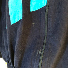 Cargar imagen en el visor de la galería, Chaqueta vintage selección española | Azul marino y turquesa