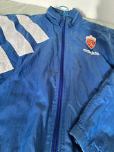 Cargar imagen en el visor de la galería, Chaqueta Chándal Real Zaragoza 1994 – Azul | Talla L