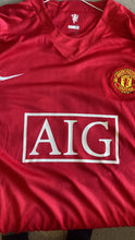 Cargar imagen en el visor de la galería, Camiseta Manchester United 2007-08 XL 7 Ronaldo