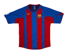 Cargar imagen en el visor de la galería, Camiseta FC Barcelona 2004-05 10 Ronaldinho XS