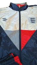 Cargar imagen en el visor de la galería, Chándal Umbro Inglaterra 1990-92 – Entrenamiento oficial Talla M