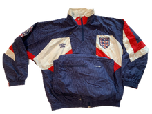 Cargar imagen en el visor de la galería, Chándal completo Umbro selección Inglesa 1992 L