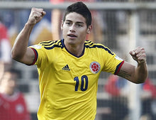 Cargar imagen en el visor de la galería, Camiseta Selección Colombia 2012 10 James L