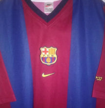 Cargar imagen en el visor de la galería, Camiseta FC Barcelona 1998-99 XL