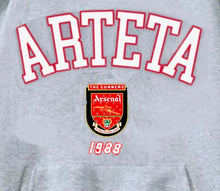 Cargar imagen en el visor de la galería, Sudadera Arteta Arsenal College 1988