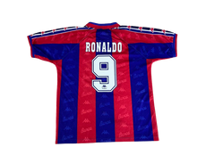 Cargar imagen en el visor de la galería, Camiseta FC Barcelona 96-97 #9 Ronaldo