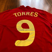 Cargar imagen en el visor de la galería, Camiseta Selección Española Eurocopa 2008 – Fernando Torres #9 – Talla M
