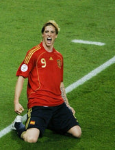 Cargar imagen en el visor de la galería, Camiseta Selección Española Eurocopa 2008 – Fernando Torres #9 – Talla M
