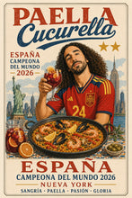 Cargar imagen en el visor de la galería, Camiseta Paella Cucurella™ 🇪🇸⭐️⭐️ - New York 26’

