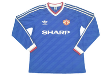 Cargar imagen en el visor de la galería, Camiseta Manchester visitante de manga larga Manchester United 1986-88
