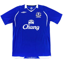 Cargar imagen en el visor de la galería, Camiseta Everton FC 2008/09 Umbro Home – Sponsor Chang | Talla M
