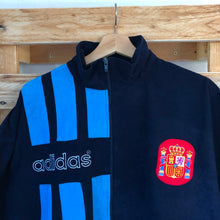 Cargar imagen en el visor de la galería, Chaqueta vintage selección española | Azul marino y turquesa
