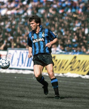 Cargar imagen en el visor de la galería, Camiseta Inter de Milán 1989/90 Home (Versión Fan) – Manga larga – Talla S – Muy buen estado

