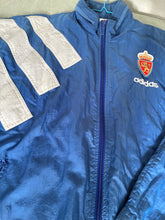 Cargar imagen en el visor de la galería, Chaqueta Chándal Real Zaragoza 1994 – Azul | Talla L
