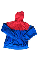 Cargar imagen en el visor de la galería, Chubasquero PSG 2008-09 – Azul/Rojo con capucha | Talla M

