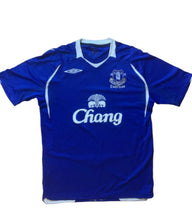Cargar imagen en el visor de la galería, Camiseta Everton FC 2008/09 Umbro Home – Sponsor Chang | Talla M
