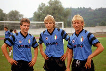 Cargar imagen en el visor de la galería, Camiseta Inter de Milán 1989/90 Home (Versión Fan) – Manga larga – Talla S – Muy buen estado
