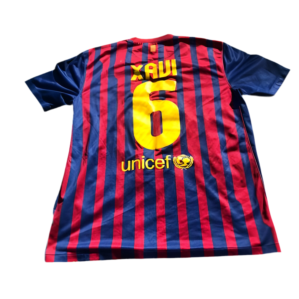 Camiseta FC Barcelona 2011-12 L 6 Xavi – jappyfootball