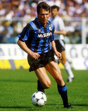 Cargar imagen en el visor de la galería, Camiseta Inter de Milán 1989/90 Home (Versión Fan) – Manga larga – Talla S – Muy buen estado
