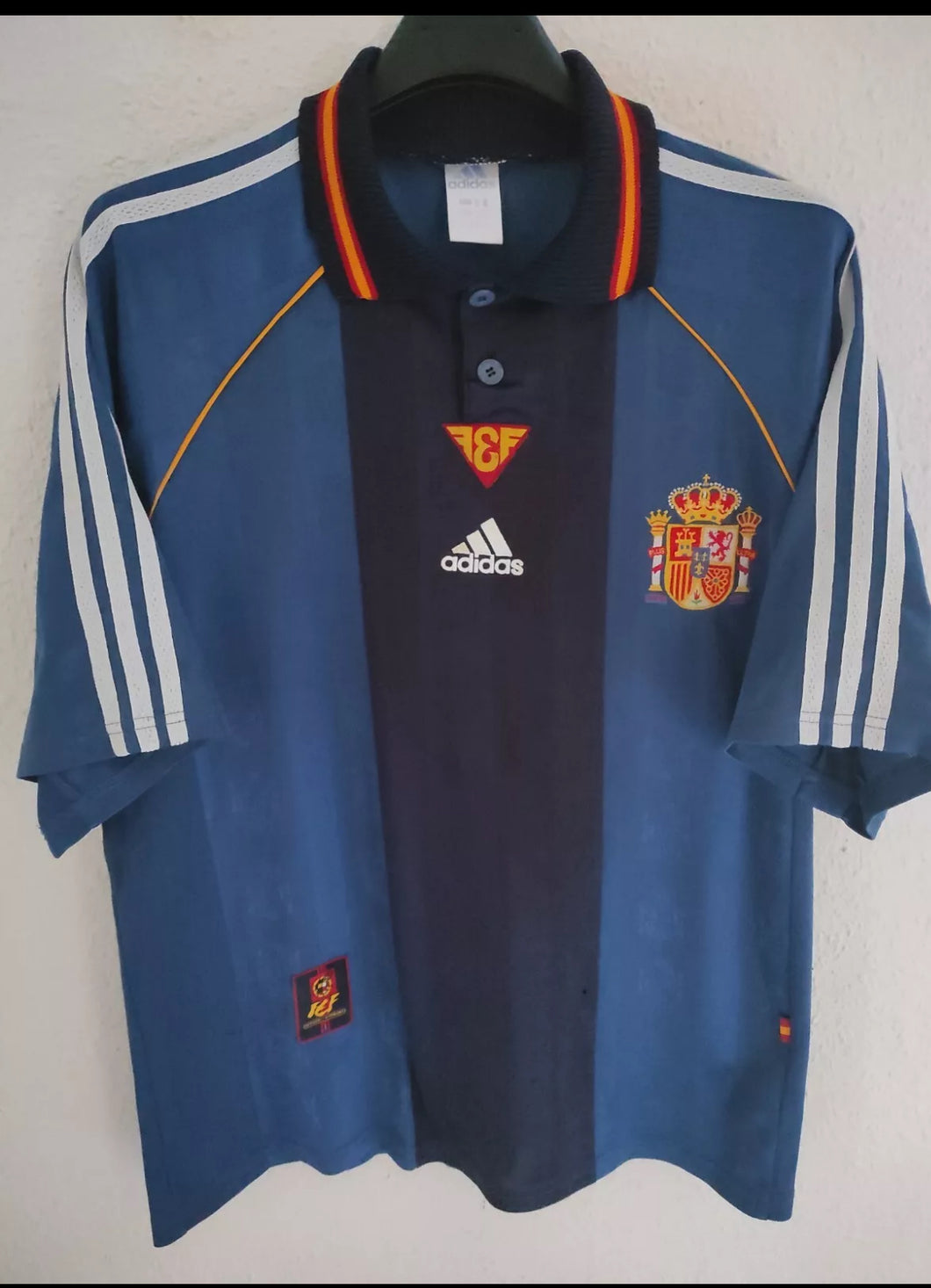 Camiseta visitante selección española 1998