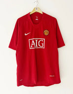 Camiseta Manchester United 2007-08 XL 7 Ronaldo