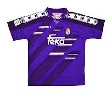 Camiseta visitante   Real Madrid 1994-95 10 Laudrup