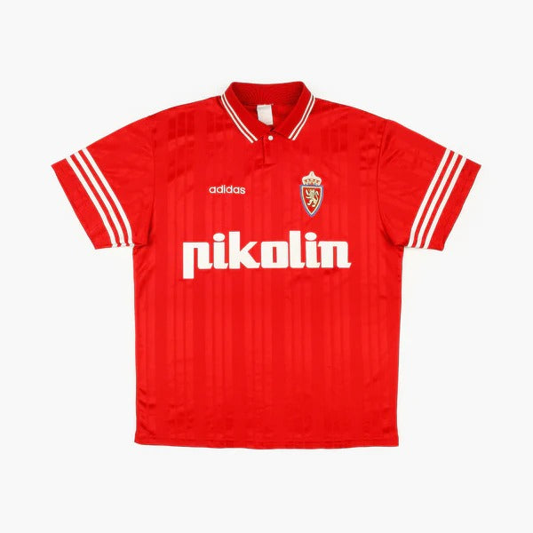 Camiseta visitante Real Zaragoza 1995-96  L 11 Poyet