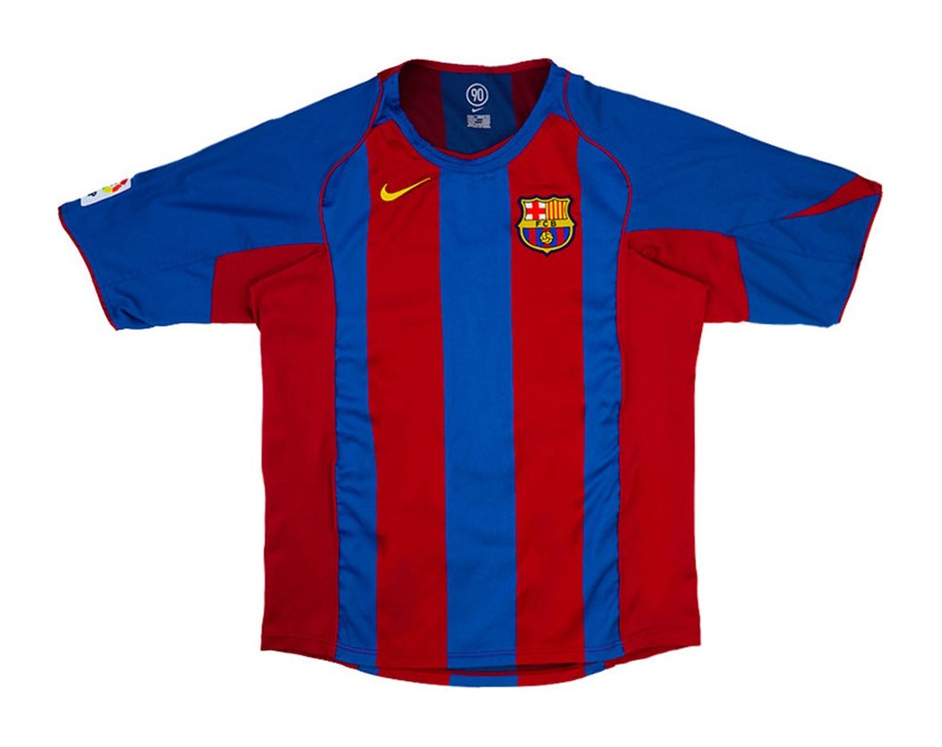 Camiseta FC Barcelona 2004-05 10 Ronaldinho XS