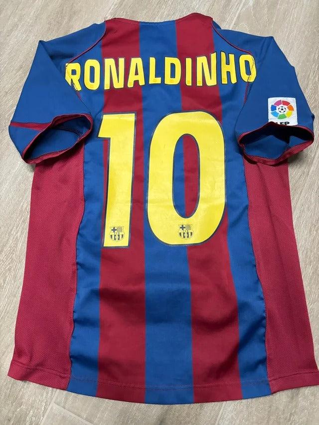 Barcelona 2004 05 Camiseta Ronaldinho Barcelona 2005 Ronaldinho