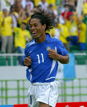 Cargar imagen en el visor de la galería, camiseta visitante selección brasil 2002 M
