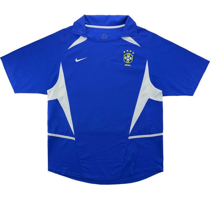 camiseta visitante selección brasil 2002 M