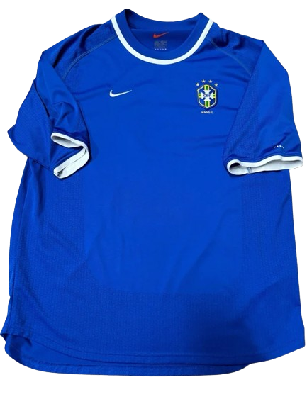 camiseta visitante selección brasil 2000-02