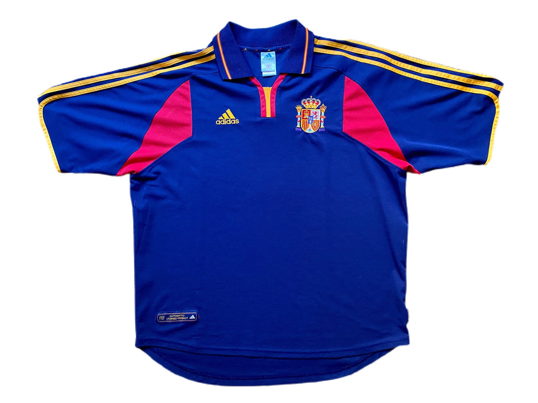 Camiseta visitante España Eurocopa 2000 XL