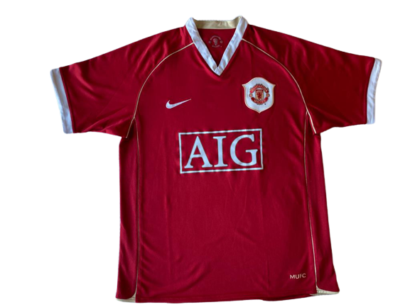 Camiseta Manchester United 2006-07 XL 18 Scholes
