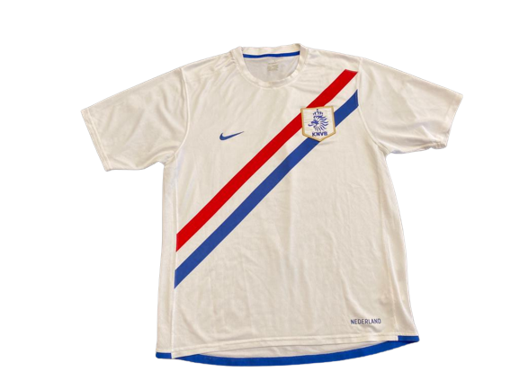 Camiseta Países bajos visitante 2007-08 L