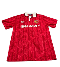 Cargar imagen en el visor de la galería, Camiseta Manchester United 1992-94 L

