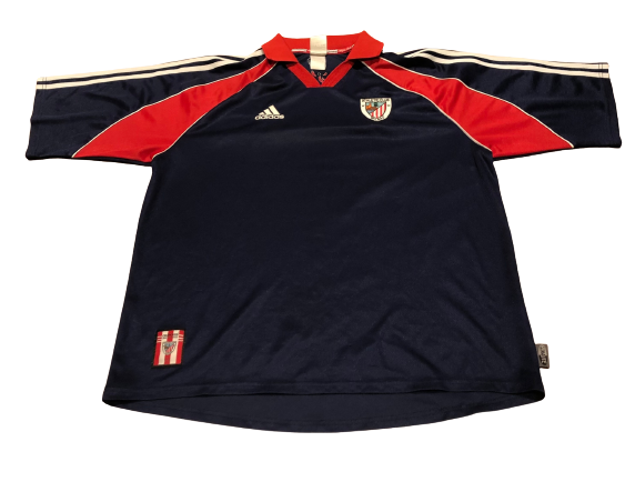 Camiseta visitante del Athletic  Club de Bilbao 1999-01 # 8 Julen Guerrero
