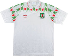Cargar imagen en el visor de la galería, Camiseta selección de Gales 1990-91 11
