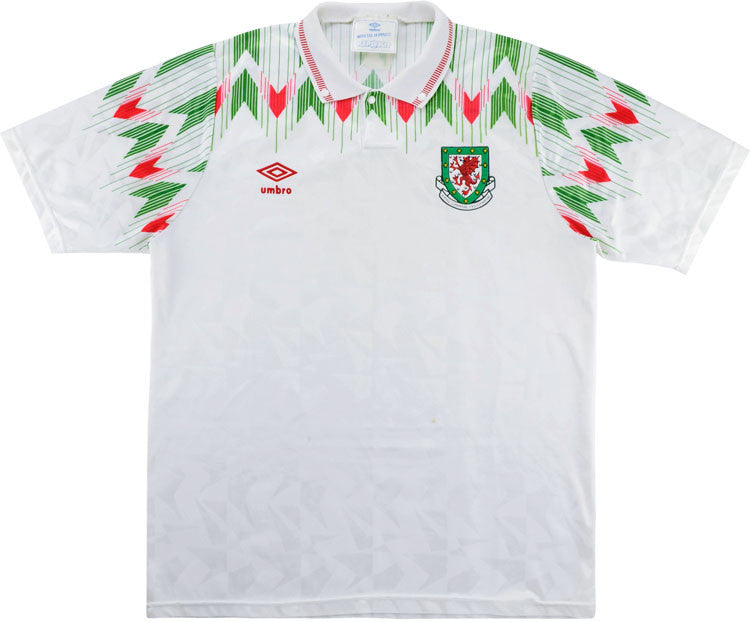 Camiseta selección de Gales 1990-91 11