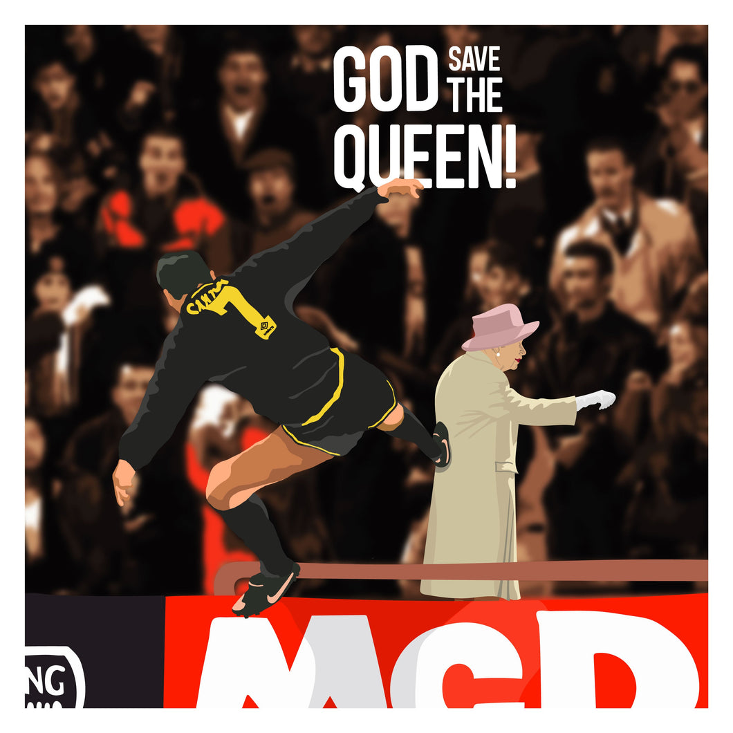 Cuadro Metacrilato God save the Queen